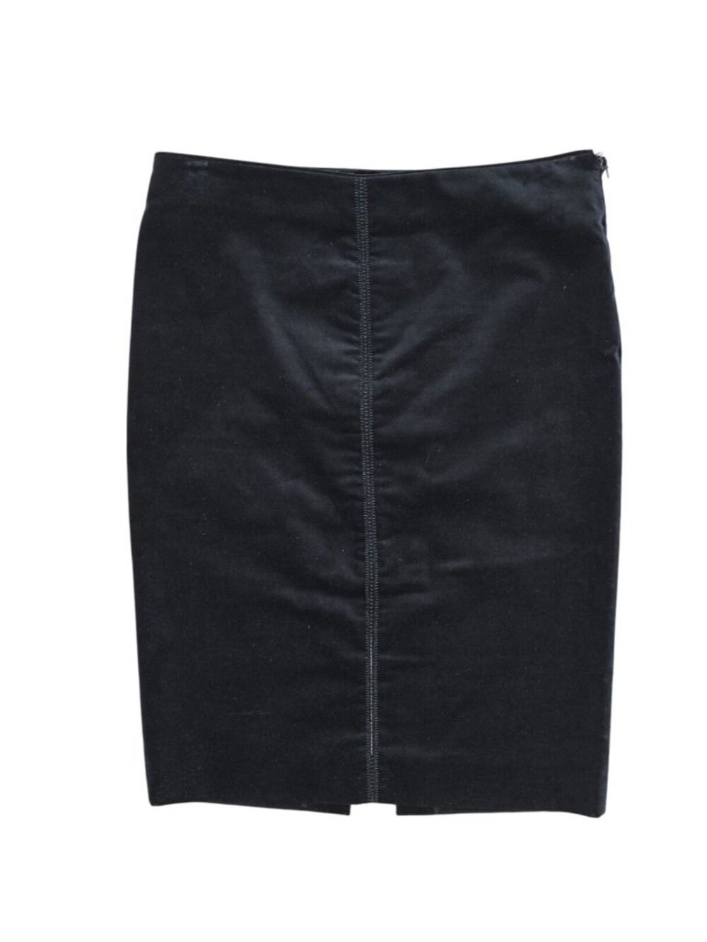 Vintage Gucci by Tom Ford Velvet Pencil Skirt in Black